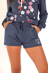 Florence Fleece Short in Navy